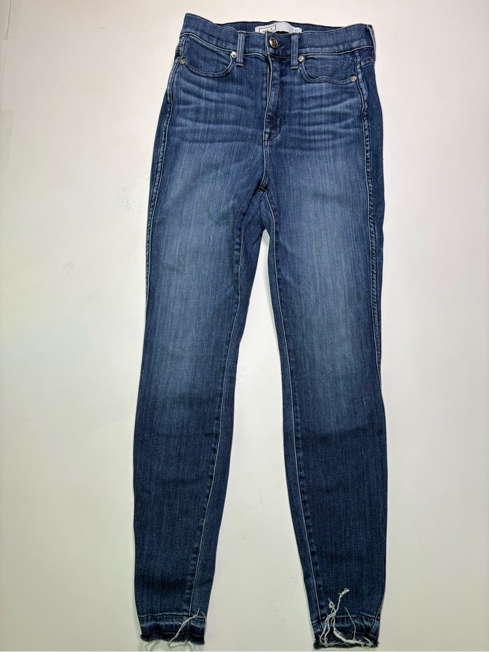 AYR The Riser Skinny Jean with Distressed Hem